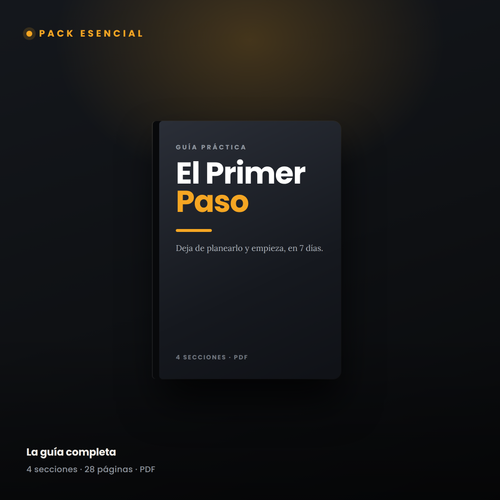 Pack Esencial de El Primer Paso: la guía digital de 4 secciones en PDF